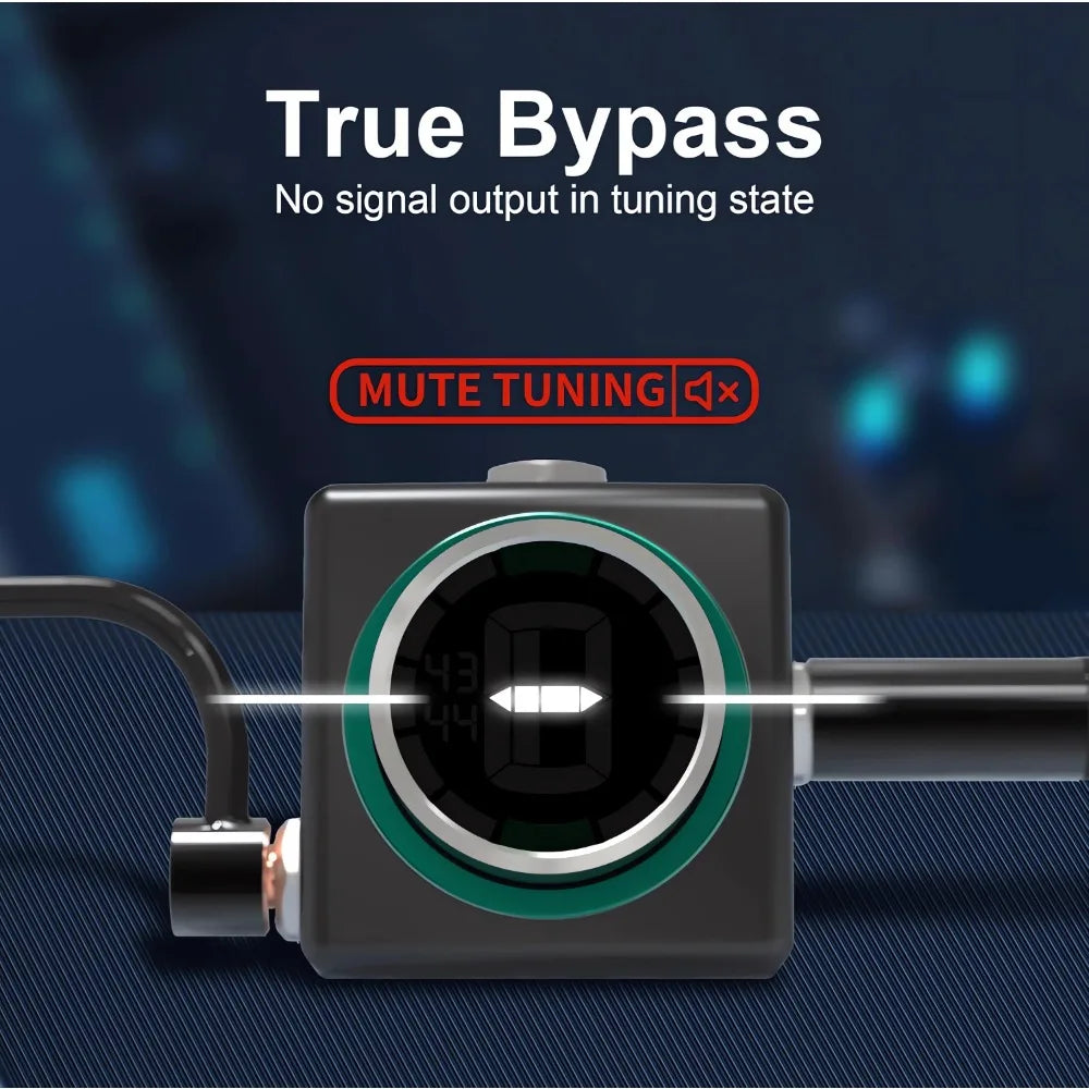 SWIFF C20 Pedal Tuner Electric Guitar Bass Universal Tuning Single Block Special Tuning Meter