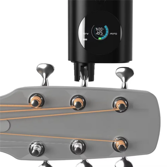 A99I-Smart Automatic Guitar Tuner, Full-Color LCD Screen - Metronome & String Winder - For Electric Guitars, Acoustic Guitars