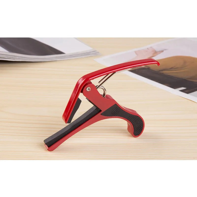 Capo Zinc Alloy Guitar Capo Dual-Use Capo for Folk and Electric Guitars Dual-Use Guitar Accessories