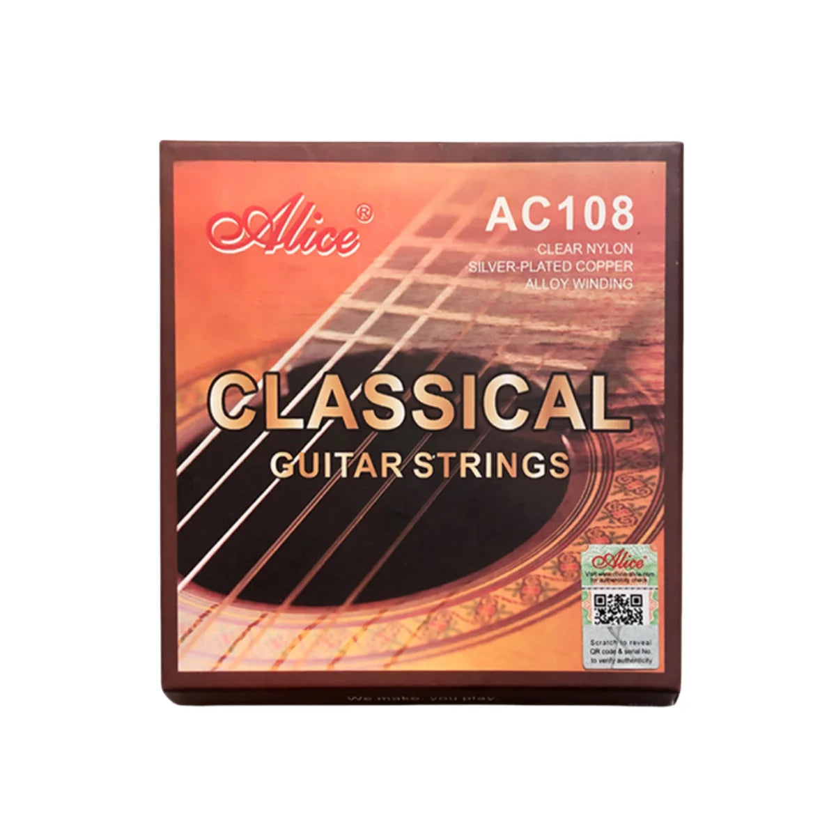 Alice Classical Guitar Strings 6 Pcs/Set Nylon Core Strings Instruments Accessories/AC148/AC158/AC108/AC130/AC139/AC136/AC132