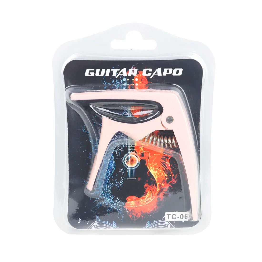 M MBAT Universal Guitar Capo Guitar Capo for Acoustic Electric Guitars Ukulele Mandolin Banjo Guitar Parts Accessories Cyan Pink