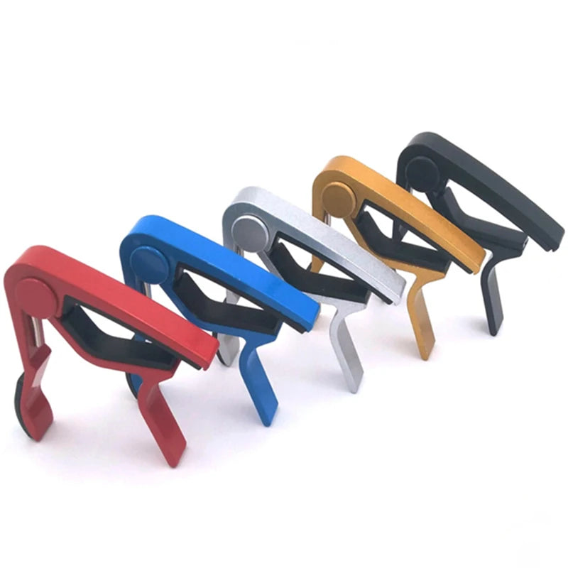1PC Guitar Capo Aluminum Metal Guitar Clamp Capo Clamp Universal for String Instrument Multifunction Capo Guitar Accessories TMZ