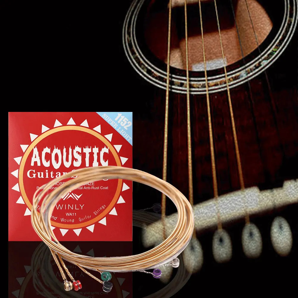 Acoustic Guitar Strings Steel Core Phosphor Bronze Strings Classical Guitar Strings for Guitar Professionals